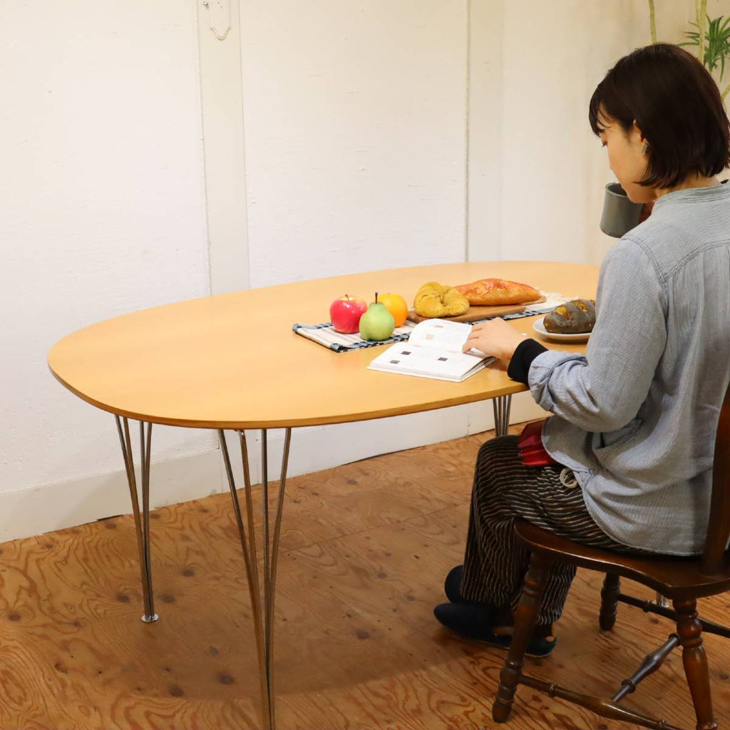 FritzHansen スパンレッグ テーブル ガラステーブル ダイニング-