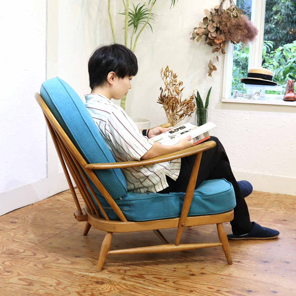 オータムセール アーコール フープバックチェア ブラウン ERCOL