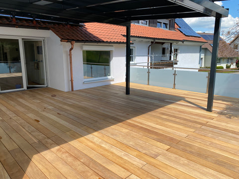 Holzdielen auf Balkon verlegt – myHarry Community