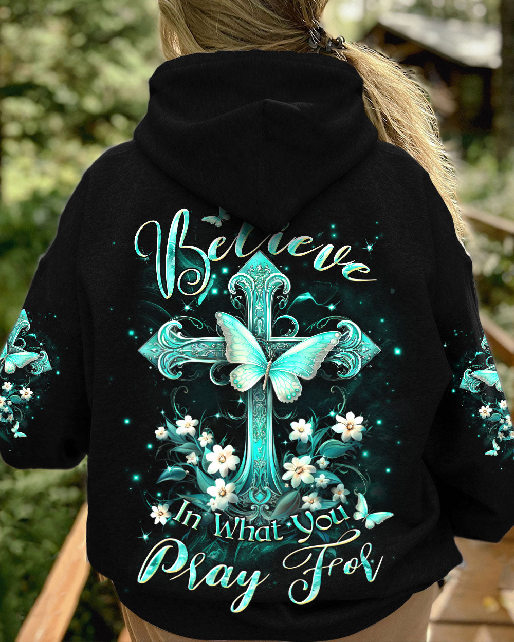 Believe In What You Pray For Women's All Over Print Shirt - Yhdu2111231