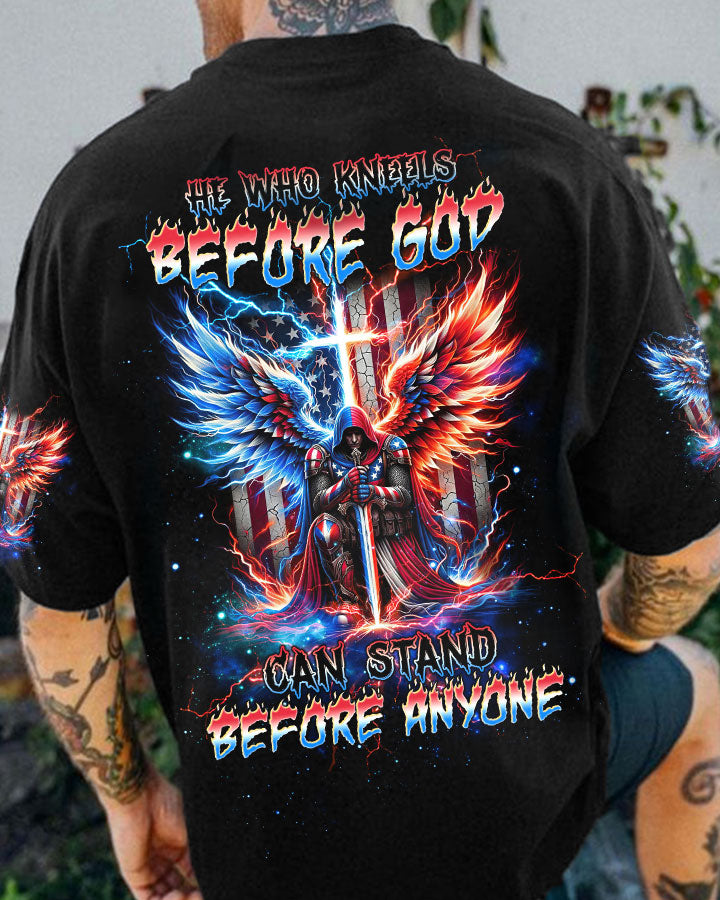 He Who Kneels Before God Warrior Men's All Over Print Shirt - Tltw1605245