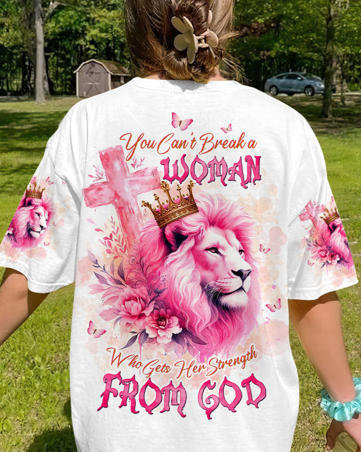 You Can't Break A Woman Warrior Women's All Over Print Shirt - Tltw2406244