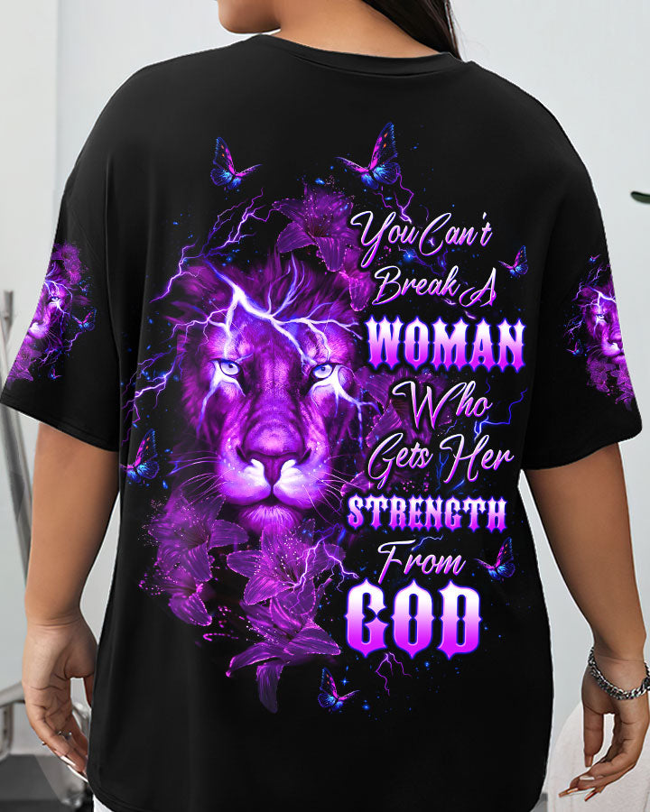 You Can't Break A Woman Warrior Women's All Over Print Shirt - Tltw0307245