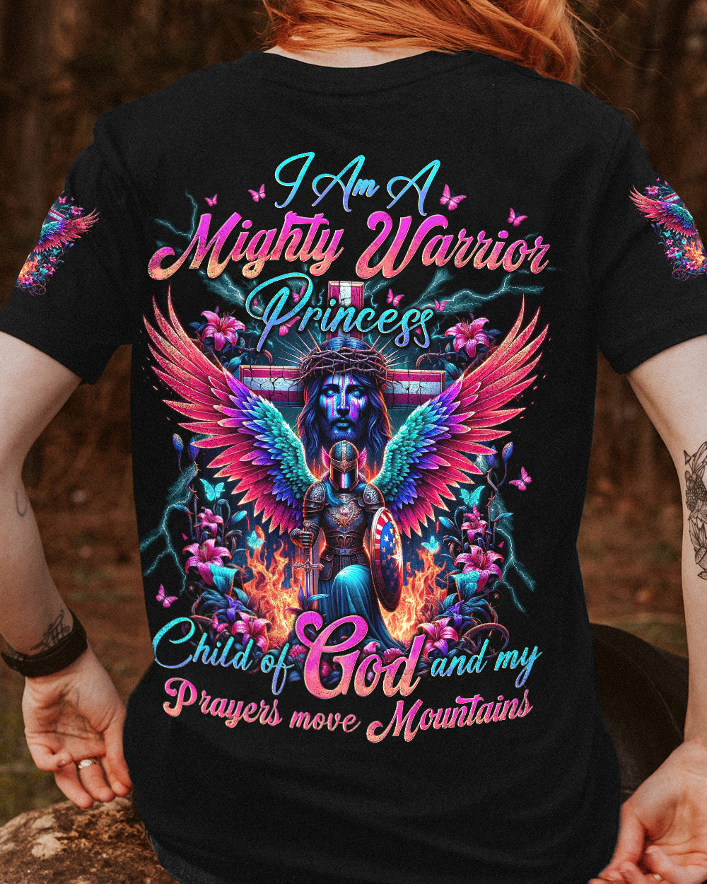 A Mighty Warrior Princess Child Of God Women's All Over Print Shirt - Tytd1806242