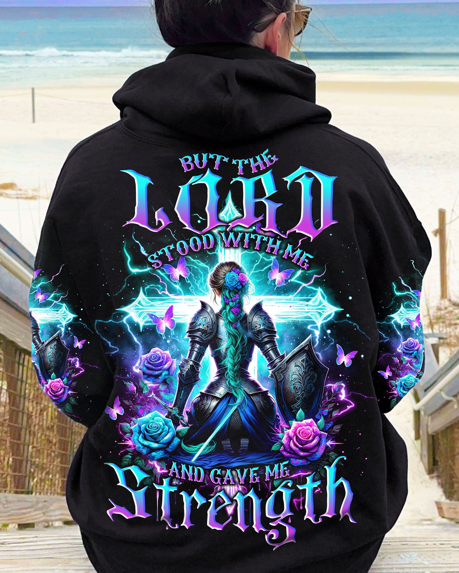 Lord Stood With Me Warrior Women's All Over Print Shirt - Tlno1412234