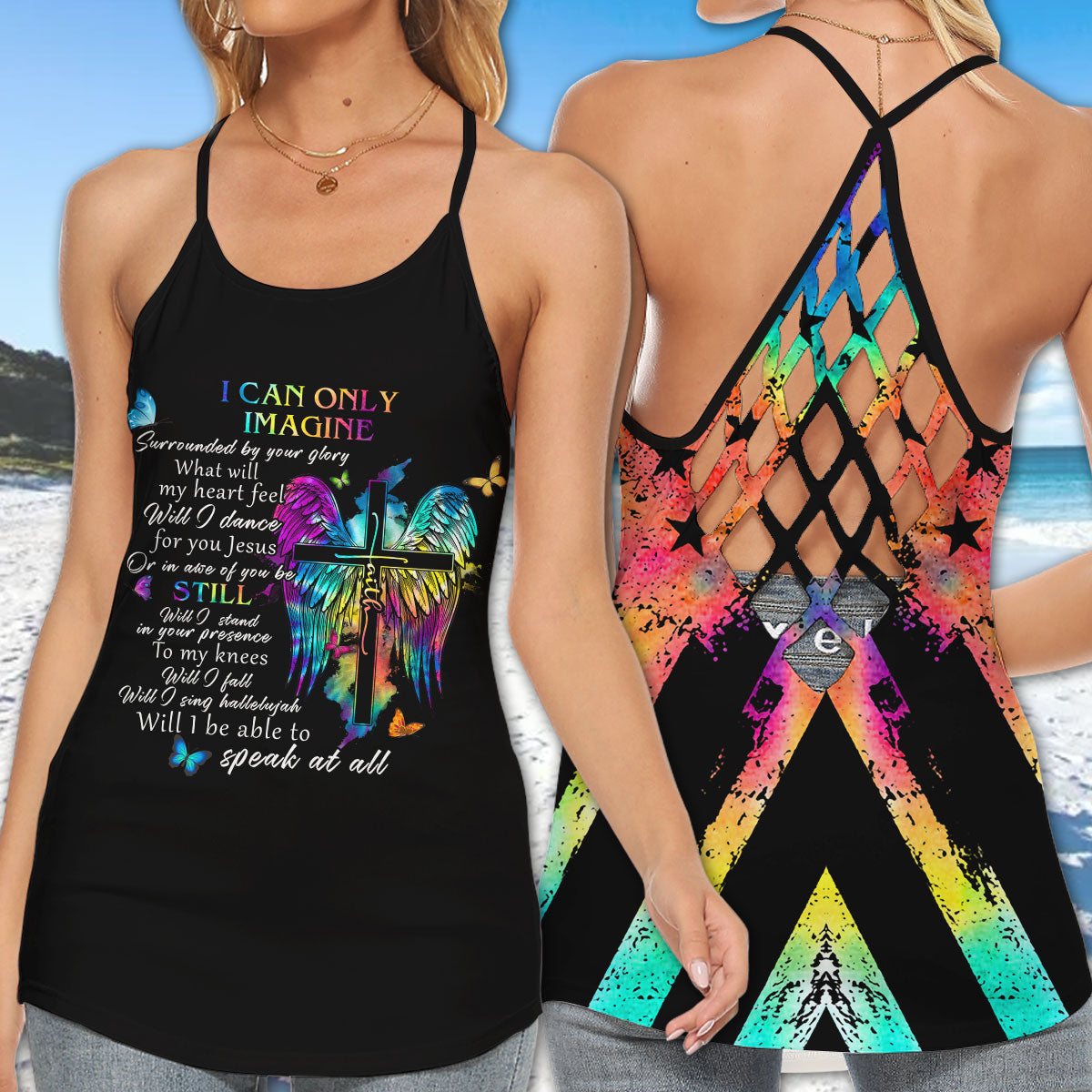 Faith Wing Colorful All Over Print - Lahn1905213