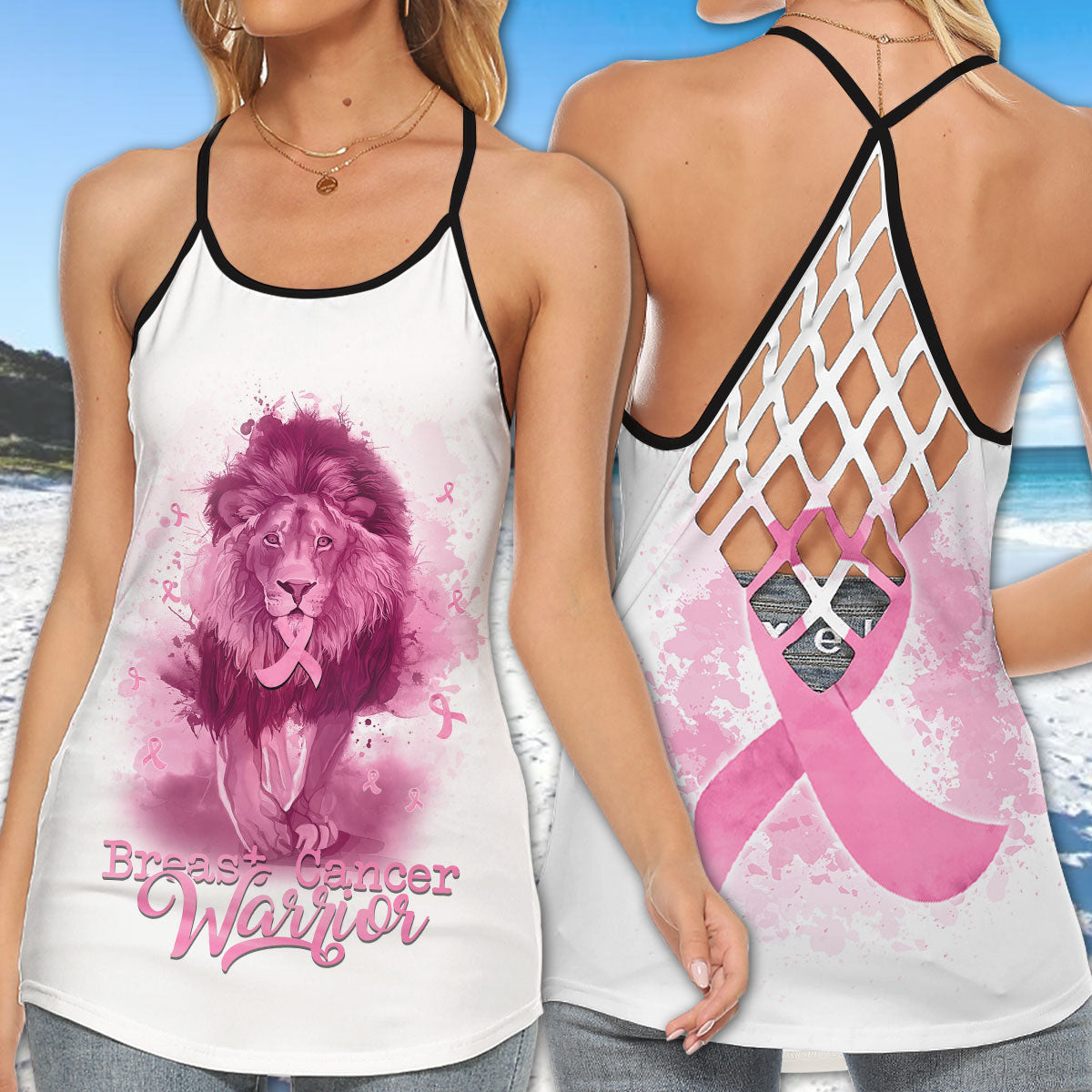 Breast Cancer Awareness Warrior Lion All Over Print - Tltm1109213ki