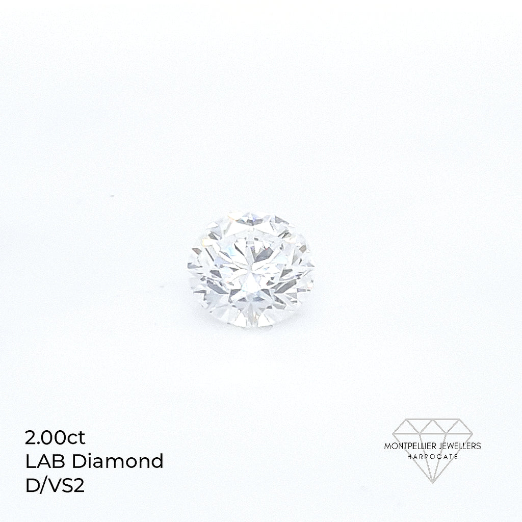 2.00ct D / VS2 LAB Diamond IGI Certified