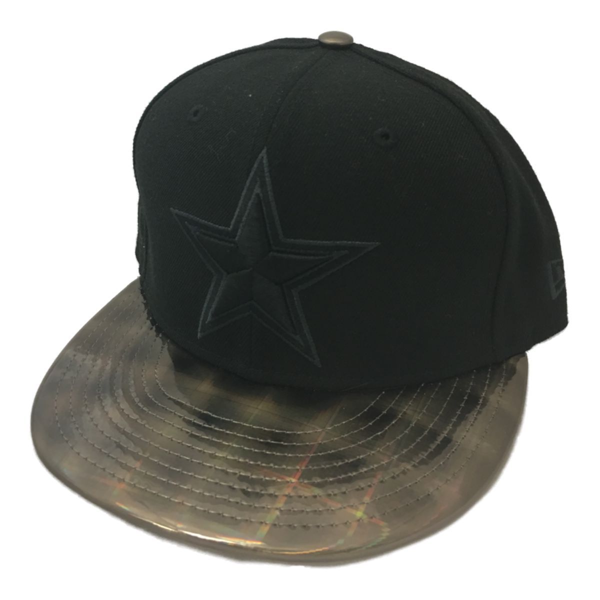 Women's Dallas Cowboys New Era Black Leopard Flect 2 9TWENTY Adjustable Hat