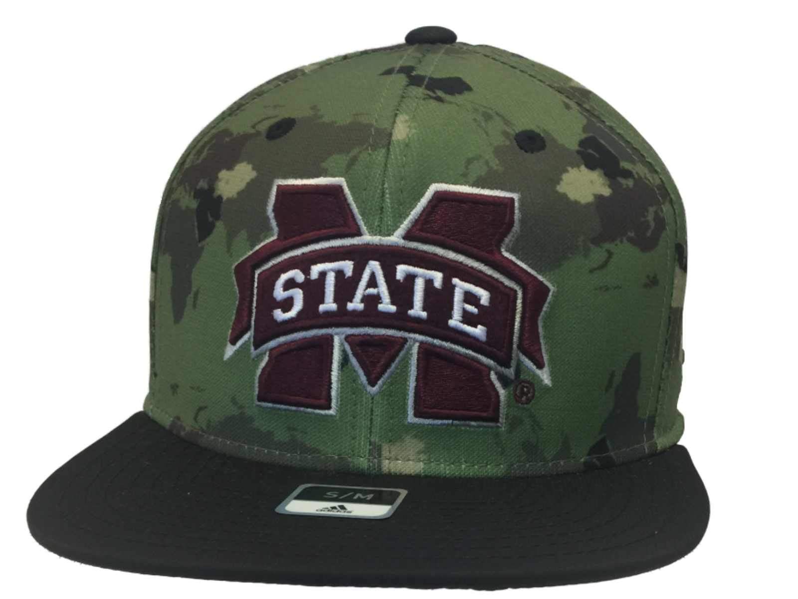 mississippi state adidas fitted baseball hat