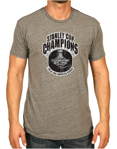 Los Angeles Kings Retro Brand 2014 NHL Stanley Cup Champions Logo Gray ...