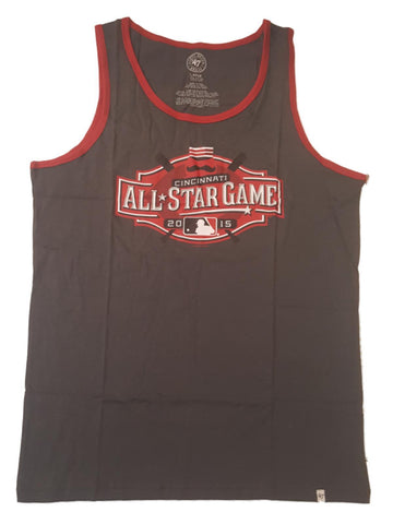 2015 MLB All-Star Game Cincinnati 47 Brand Charcoal Gray Red Tank Top T ...