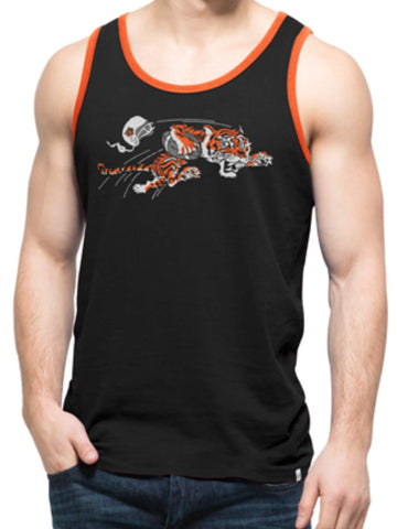 Cincinnati Bengals 47 Brand Black Crosstown Legacy Sleeveless Tank Top