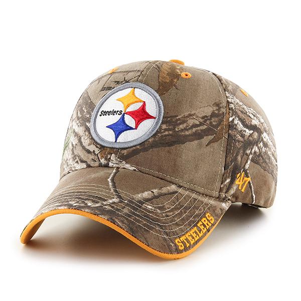 Pittsburgh Steelers New Era Hive Mesh 39THIRTY Flex Hat - Camo