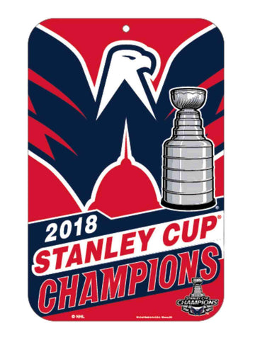 Washington Capitals 18 Nhl Stanley Cup Champions Team Colors Styrene Sign Sporting Up