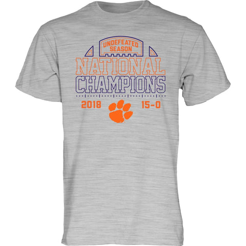 Clemson Tigers 2018 2019 Football National Champions Undefeated Season T Shirt