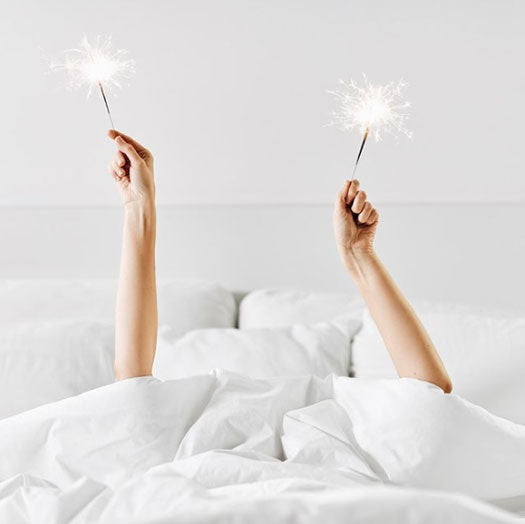 fireworks in bed
