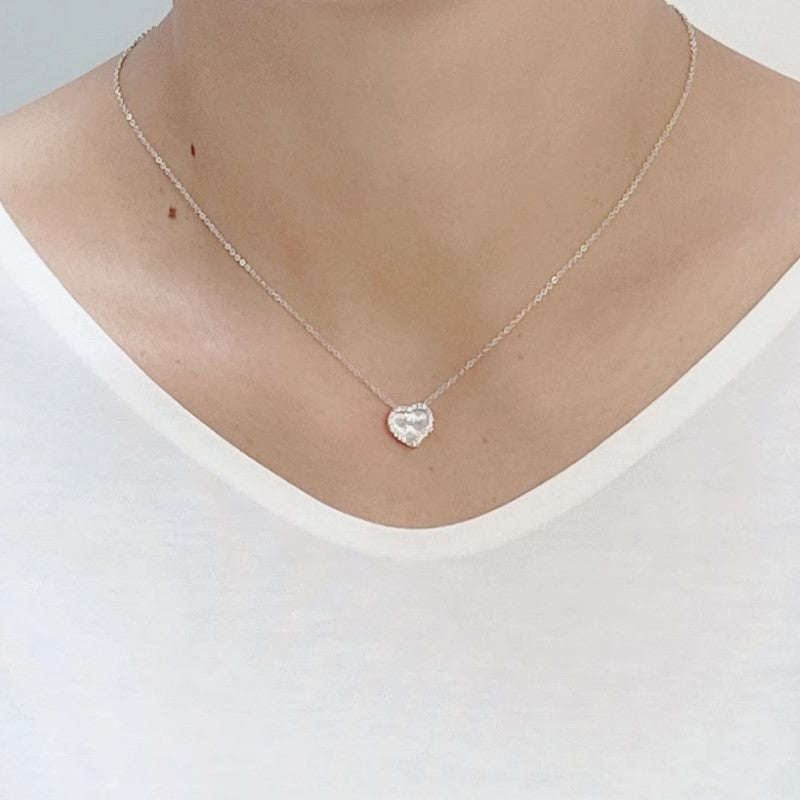 necklace with a heart pendant