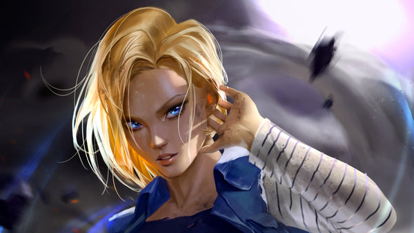 android 18 beautiful girl from Dragon Ball