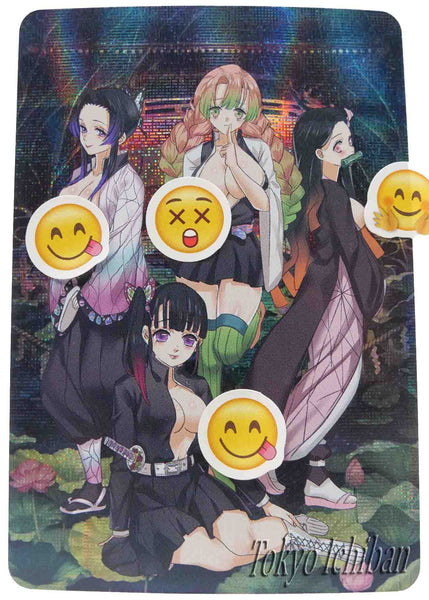 Demon Slayer Sexy Card Kocho Shinobu And Mitsuri Kanroji And Nezuko Kamado Tokyo Ichiban 