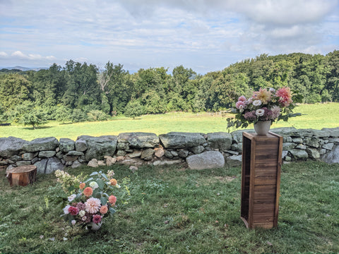Blue Hill at Stone Barns Event Flowers by Wild Flower, ethereal and whimsical bouquets sourced from locally-grown flower farmers