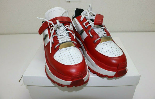 Maison Martin Margiela White Gray and Red Replica Sneakers 40 EUR