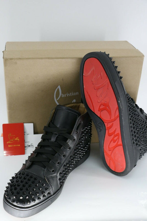 Christian Louboutin Louis Allover Spikes High Top Sneaker (Men)