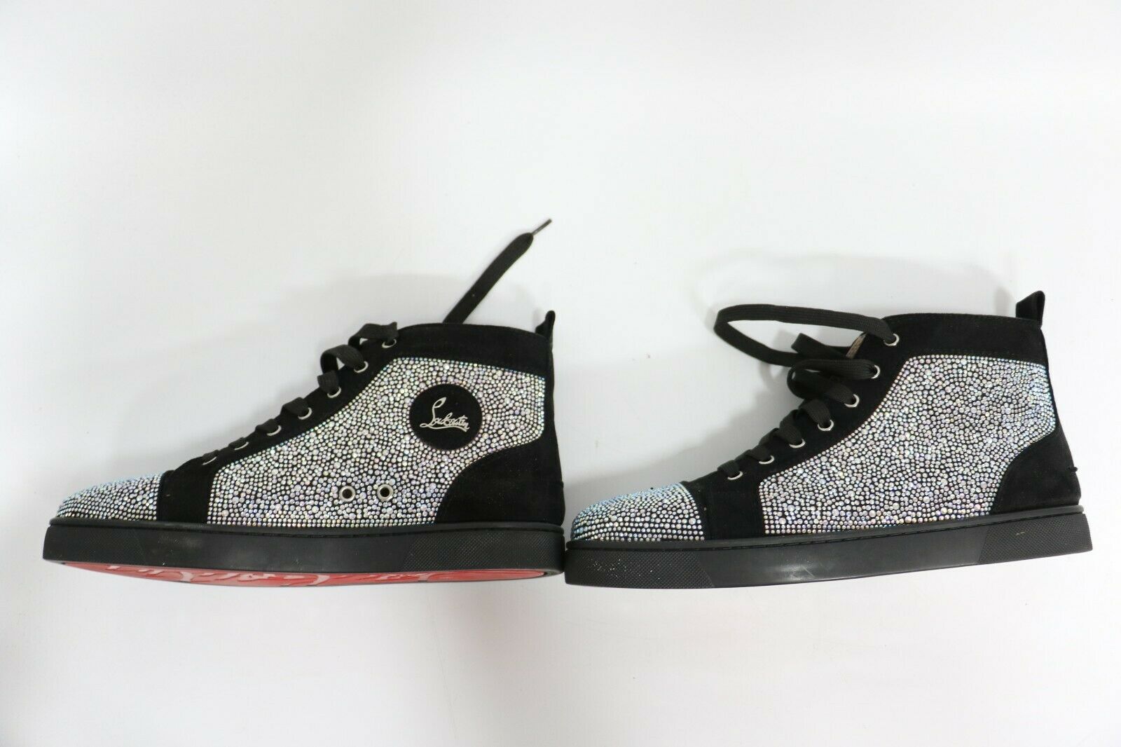 Christian Louboutin: Mens Strass Shoes Swarovski | Red Sole | Size US ...