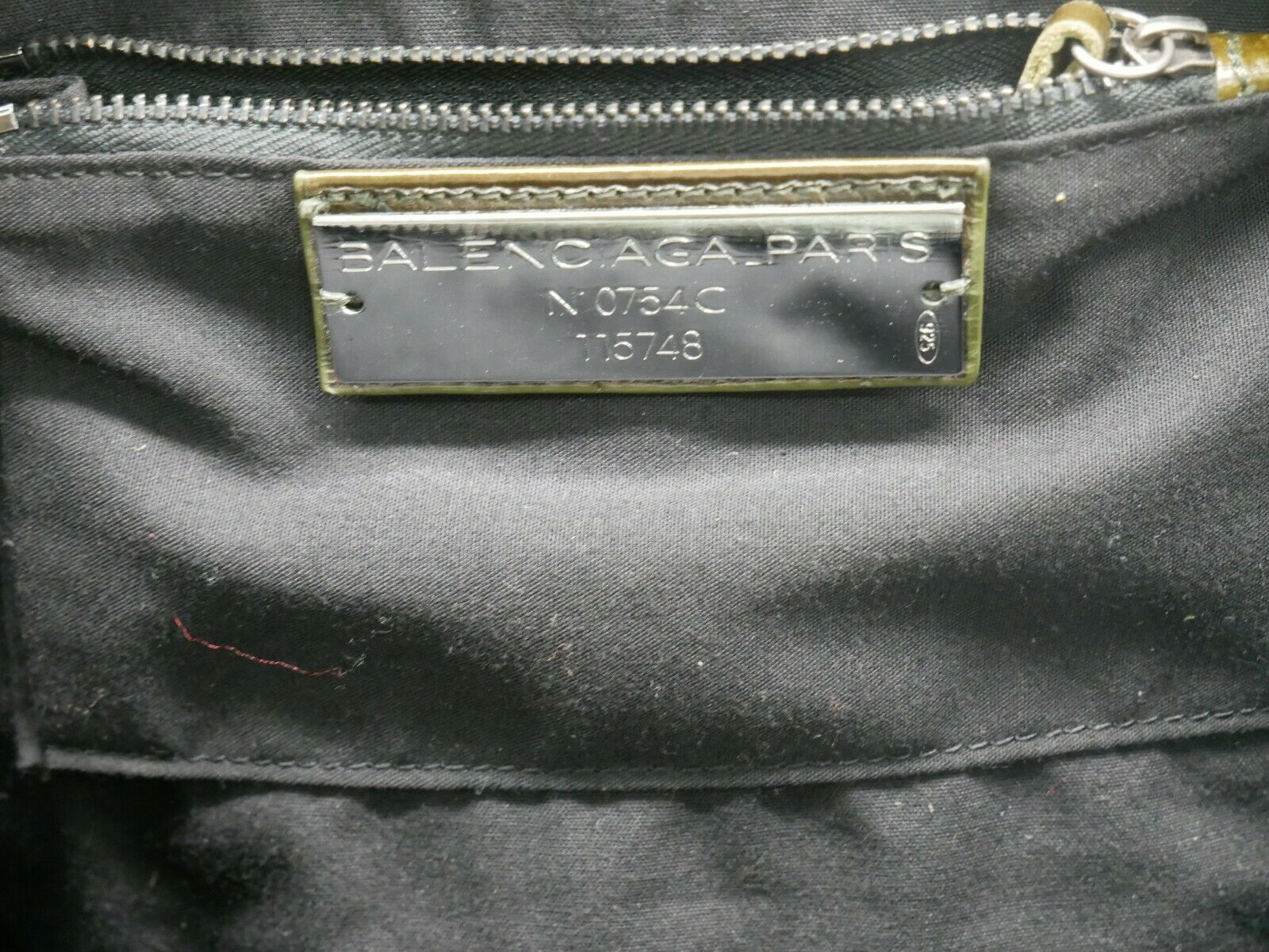 Balenciaga Paris Green Leather Tassels Handbag Made in ITALY No.0754c ...