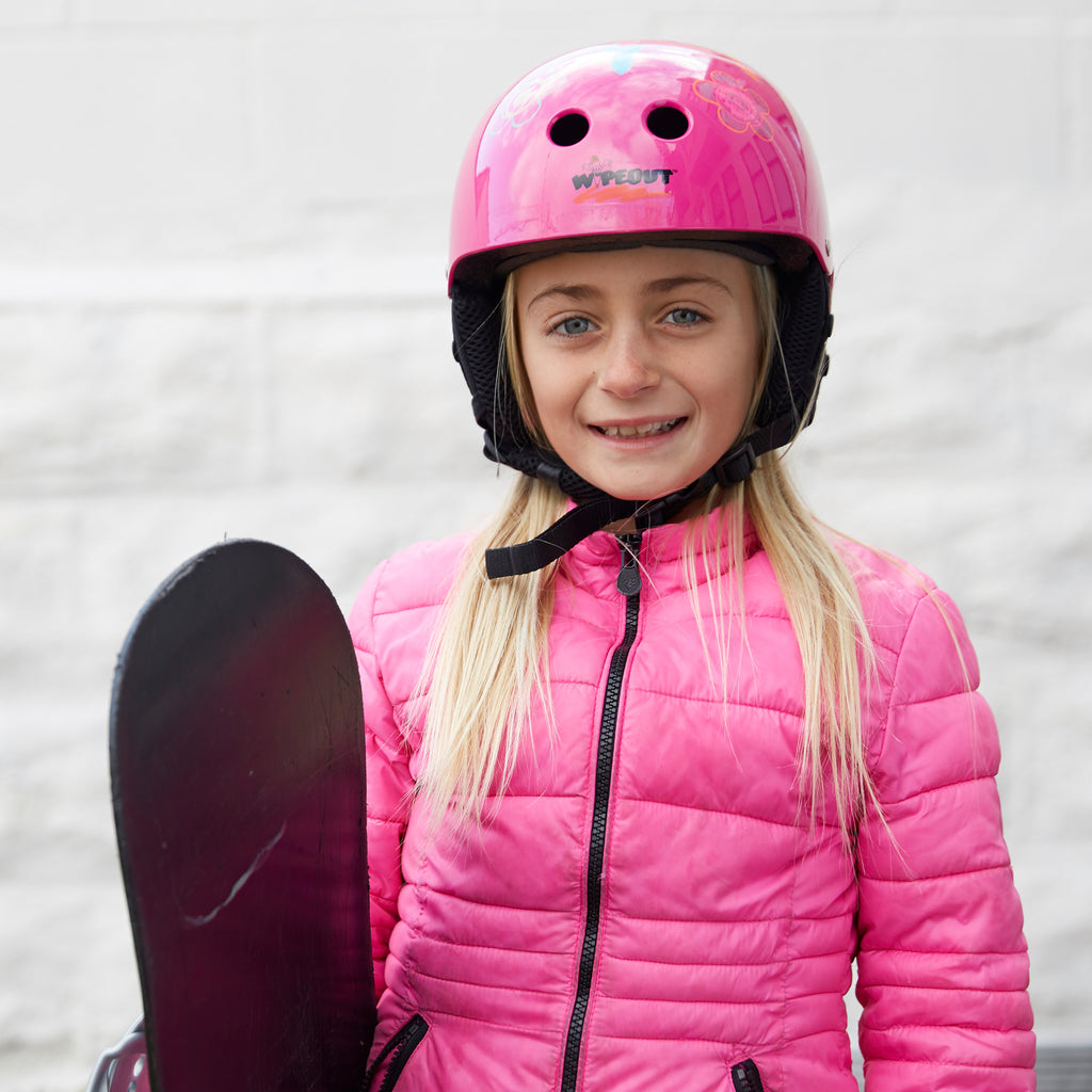 wipeout helmet pink