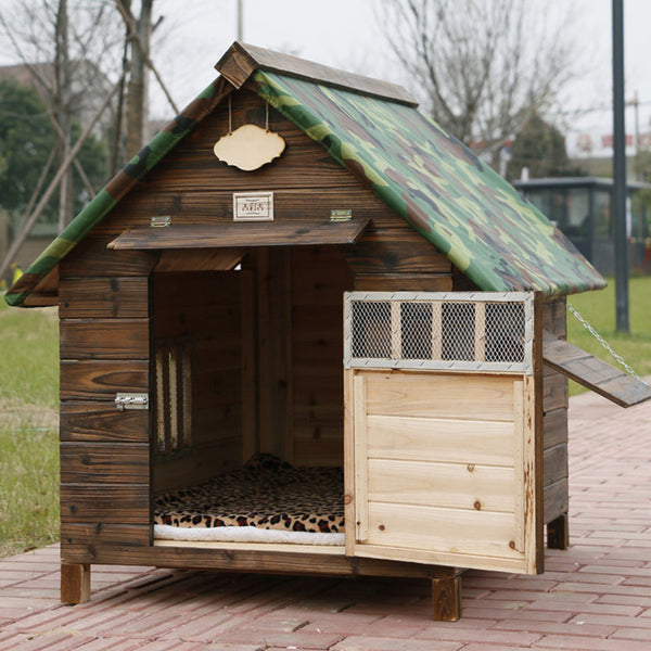 campa solid wood dog house