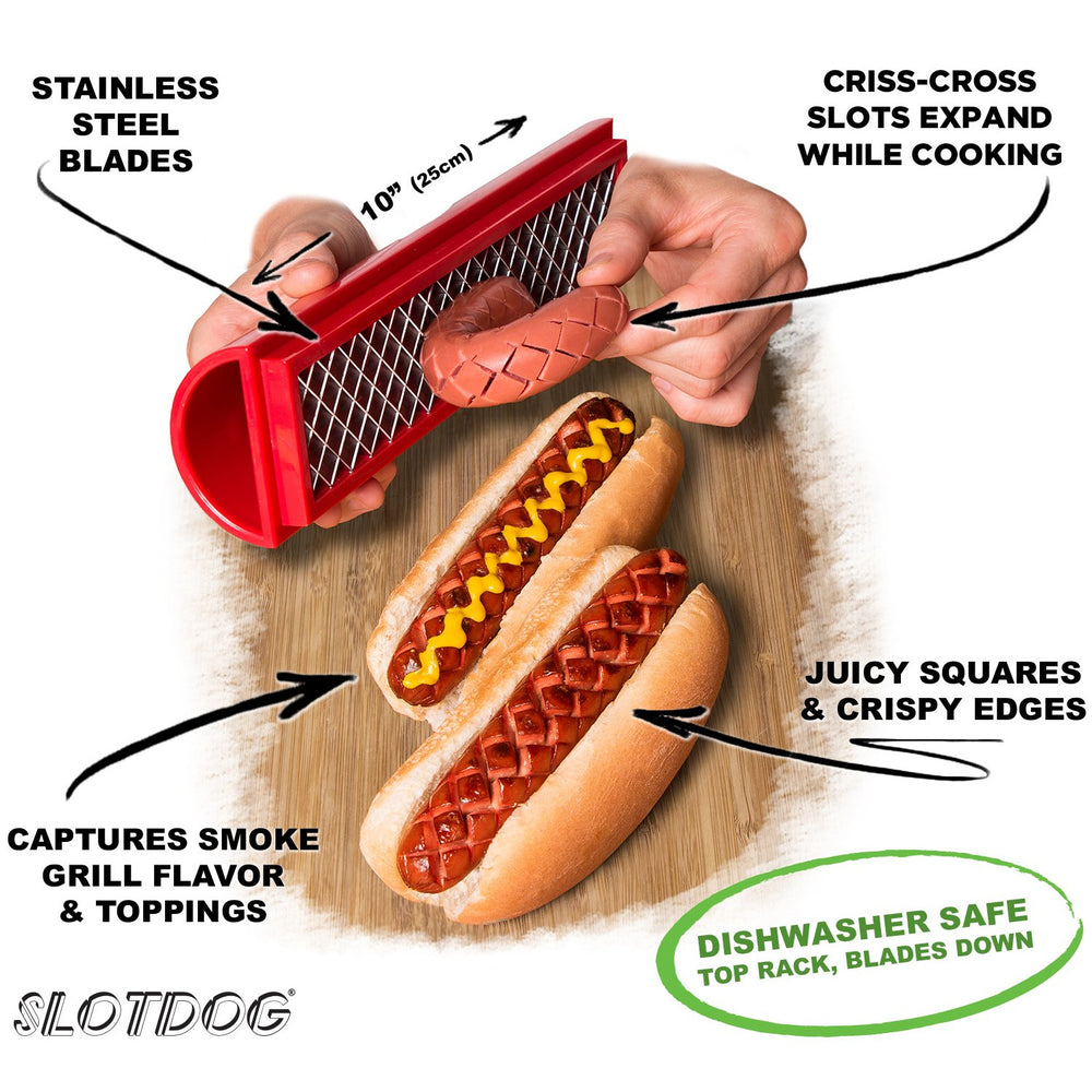 Charcoal Companion CC2032 Hot Dog Spiralizer Grilling Tool