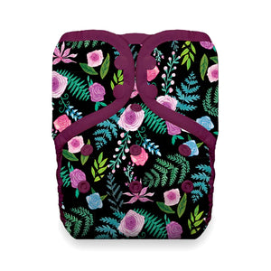 Thirsties Natural One Size Pocket Diaper - Floribunda - The Nest & Company - Natural Diapers Size 6