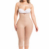 Knee Length Open Bust Post Surgery Bodysuit for Women Fajas Salome 520