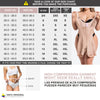 Knee Length Open Bust Post Surgery Bodysuit for Women Fajas Salome 520