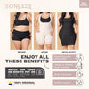 Colombian Shapewear Knee Lenght with Built-in bra for Women Sonryse 010ZL