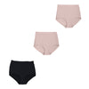 3-Pack Tummy Control Mid Rise Shapewear Panties Fajas Colombianas Sonryse SP620NC