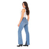 High Rise Butt Lift Mom Flare Colombian Jeans with Ankle Openings LOWLA 212358