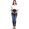 Colombian Maternity Skinny Jeans with Baby Bump Lowla M21998-2-Fajas Colombianas Shop