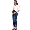 Colombian Maternity Skinny Jeans with Baby Bump Lowla M21998-3-Fajas Colombianas Shop