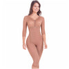 Colombian Post Surgery Full Body Shaper with Sleeves MariaE 9292-1-Fajas Colombianas Shop