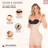 Postpartum Open Bust Shapewear Fajas Colombianas Diane & Geordi 2396