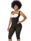Knee Length Open Bust Post Surgery Bodysuit for Women Fajas Salome 520-5-Fajas Colombianas Shop