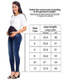 Maternity Skinny Jeans with Baby Elastic Band Lowla M219900-5-Fajas Colombianas Shop