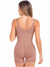 Mid-Thigh Colombian Post Surgery Open Bust Bodysuit Fajas MaríaE 9334-7-Fajas Colombianas Shop