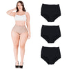 3-Pack Tummy Control Mid Rise Shapewear Panties Fajas Colombianas Sonryse SP620NC