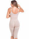 Post Surgery Knee Length Tummy Control Bodysuit Fajas MaríaE 9152