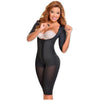 Post Surgery Tummy Control Full Body Shaper with Sleeves MYD0074-7-Fajas Colombianas Shop