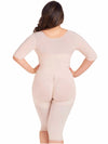 Post Surgery and Postpartum Body Shaper Girdle with Sleeves Fajas MaríaE 9142-8-Fajas Colombianas Shop