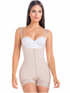 Postpartum Butt Lifter Mid-Thigh Bodysuit Shaper Fajas MaríaE 9235-1-Fajas Colombianas Shop